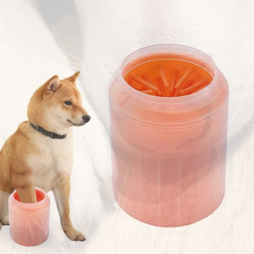 nettoyeur-pattes-chien-orange